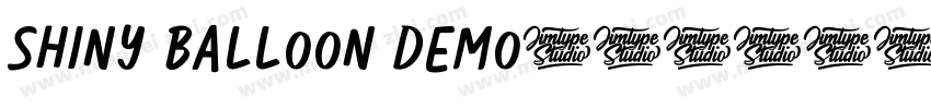 Shiny Balloon Demo字体转换